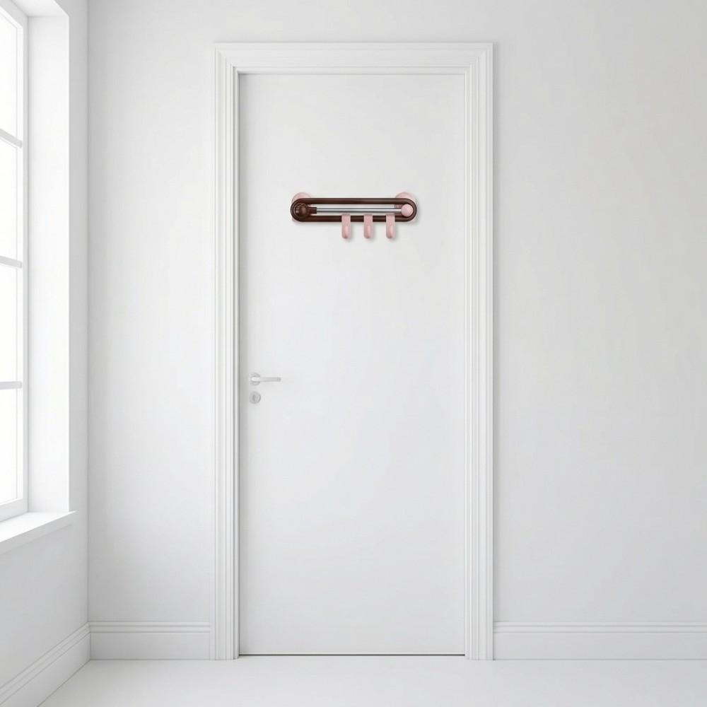 Wall Wall Towel Hooks Waterproof Kitchen Storage Hooks Multifunctional Rotating Sliding Hooks  Door