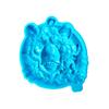Cute Bear Head Keychain Mold Unique Key Chains Bag Pendant Resin Casting Mould DIY Silicone Molds for Craft Lovers
