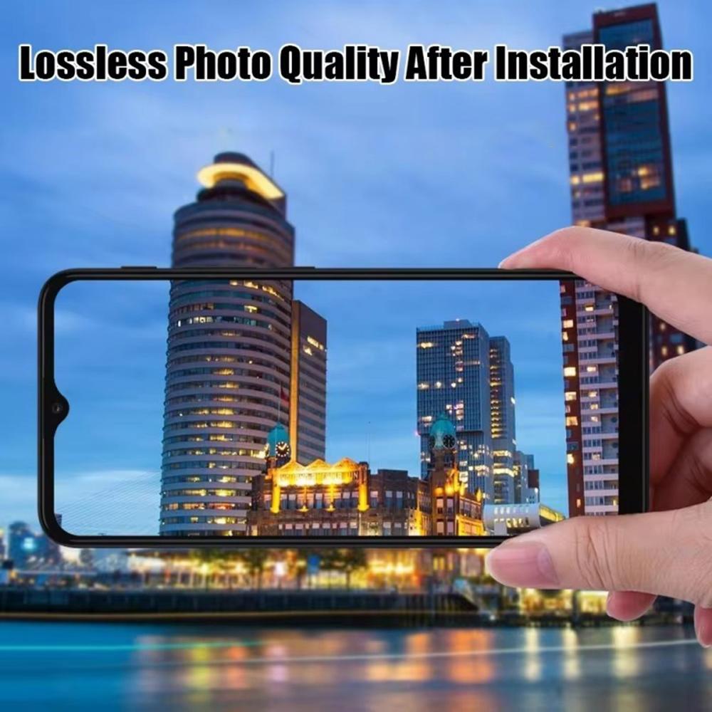 WANLONFENG For iPhone 16 Pro Max/16 Pro Camera Lens Protector Full Coverage HD Clear Lens Film with Cleaning Cloth