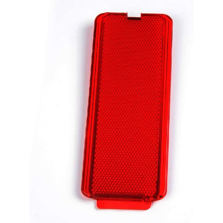 2 PCS Red Premium Interior Front Rear Door Entry Light Reflector Panels Compatible With Ford Super Duty F250 F350 F450 F550 1999-2007 / Excursion