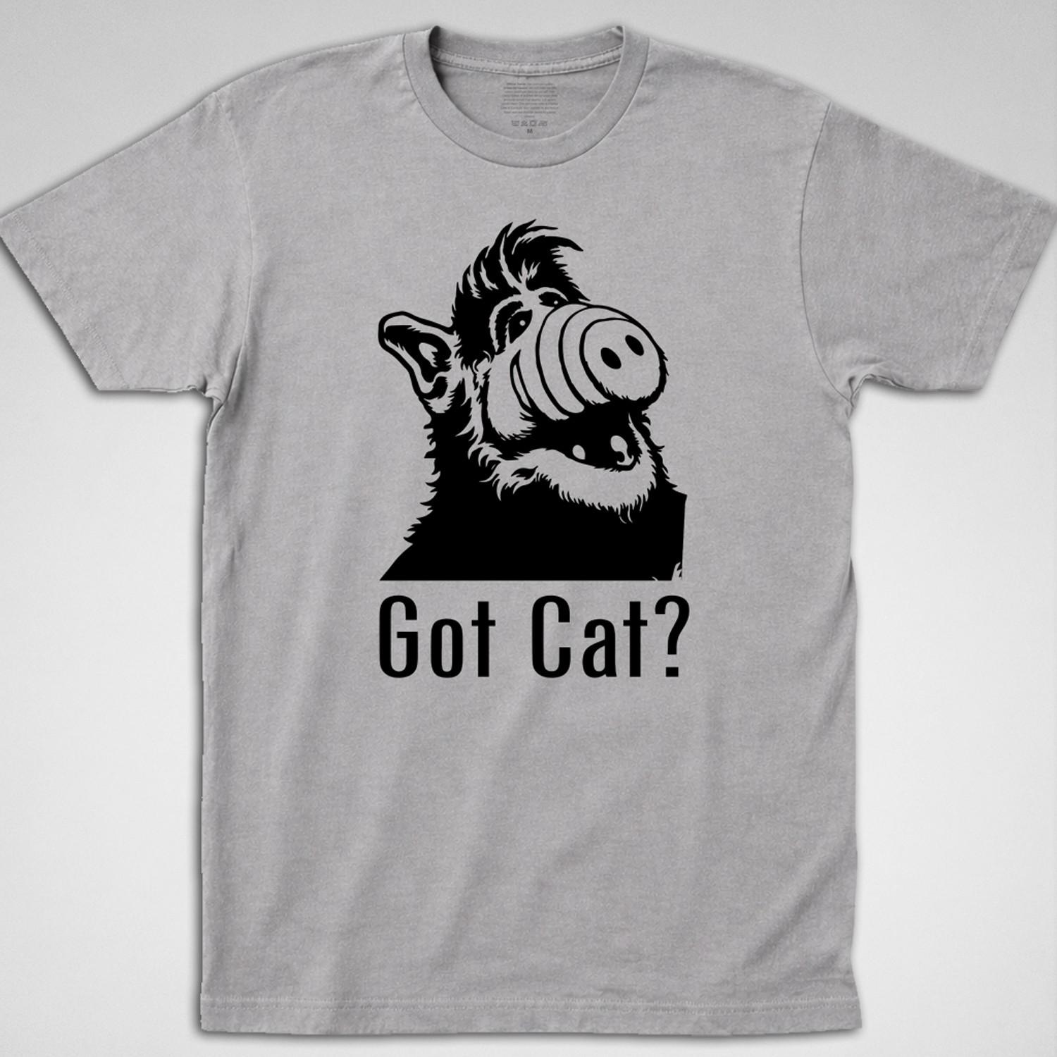 Alf got cat? T-Shirt 80s sitcom tv alien melmac fish feline funny retro vintage 3XL