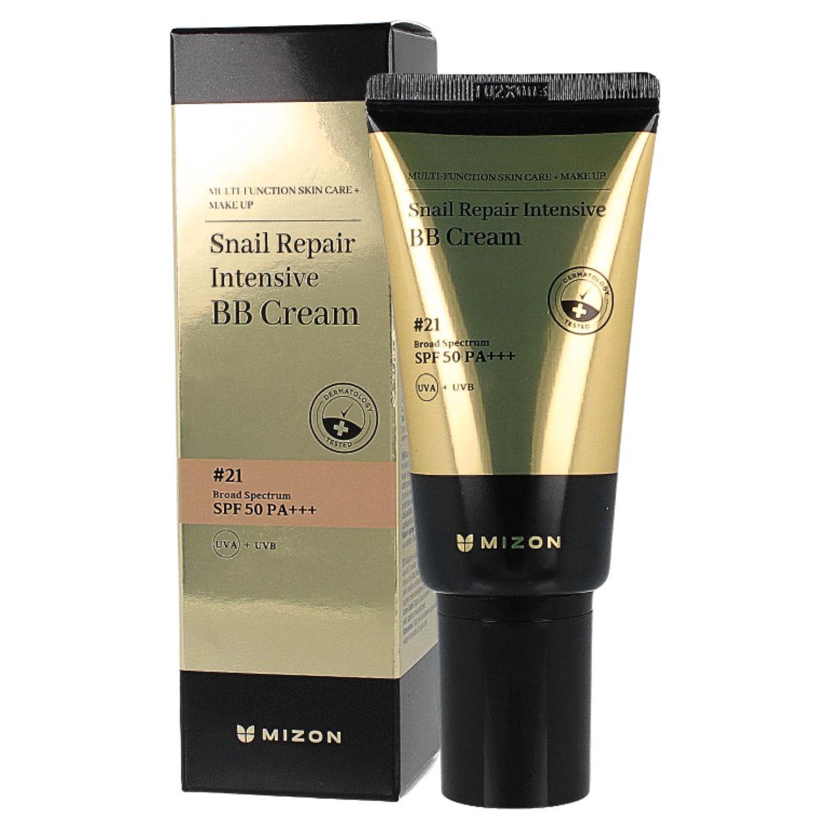 

MIZON Snail Repair Intensive BB Cream #21 SPF50 50 ml - BB cream with snail slime