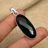 Chrome Diopside Gemstone 925 Solid Sterling Silver Handmade  Jewelry Exquisite Pendant For Women