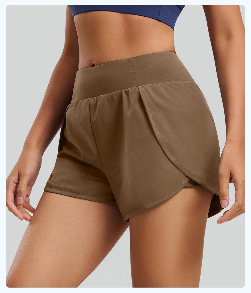 High-Waist Quick-Dry Women's Summer Yoga Shorts - Loose, Breathable & Anti-Exposure Fitness Pants for Running & Training