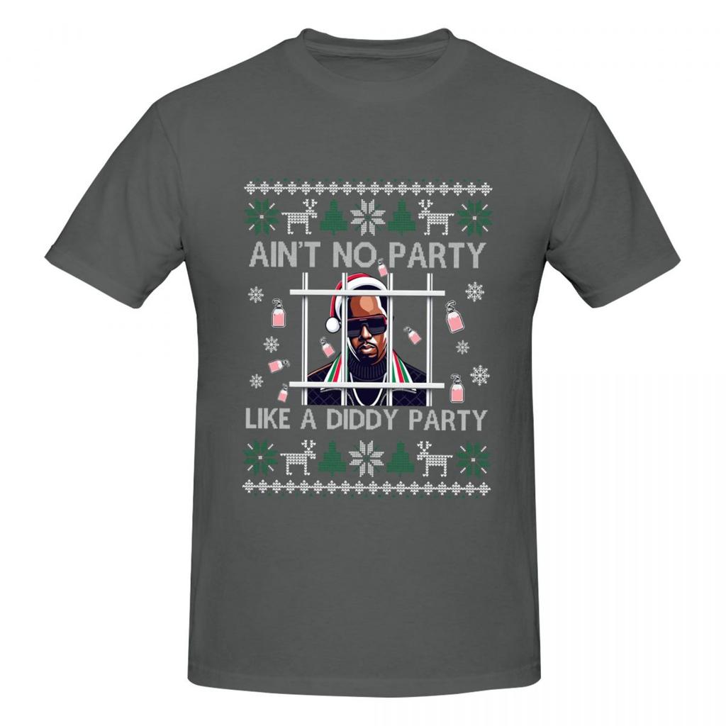 Aint No Party Like A Diddy Party T Shirts Graphic Y2k Unique Crewneck Unisex Wounisex T Shirt Tops