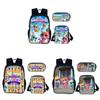 Superkitties School Backpack Set With Nylon Material For Elementary Students