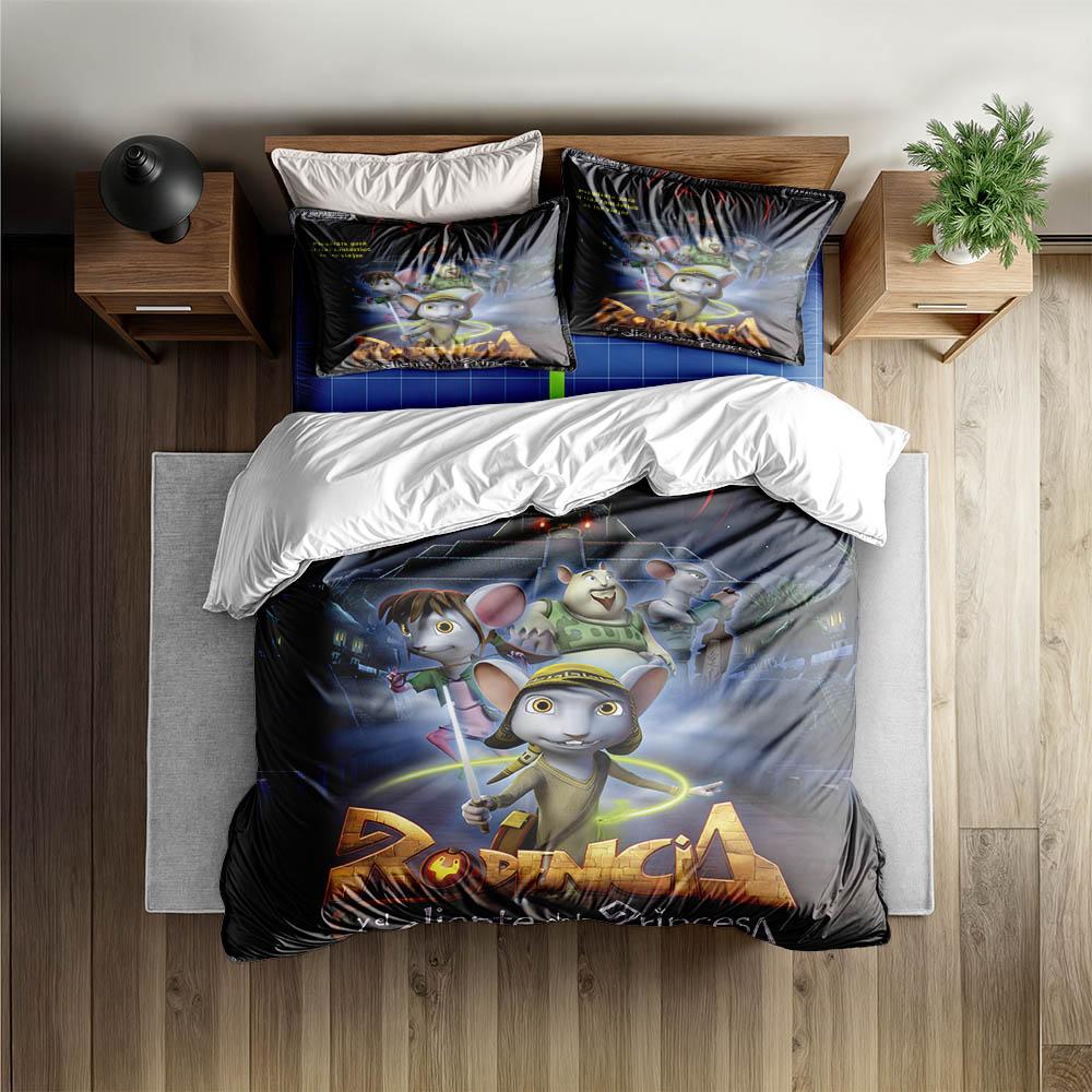 

Роденсия и зуб принцессы Комплект пододеяльника без простыни Кинг Квин Дабл Фулл Твин Одинарный Размер Набор постельного белья 140x210cm