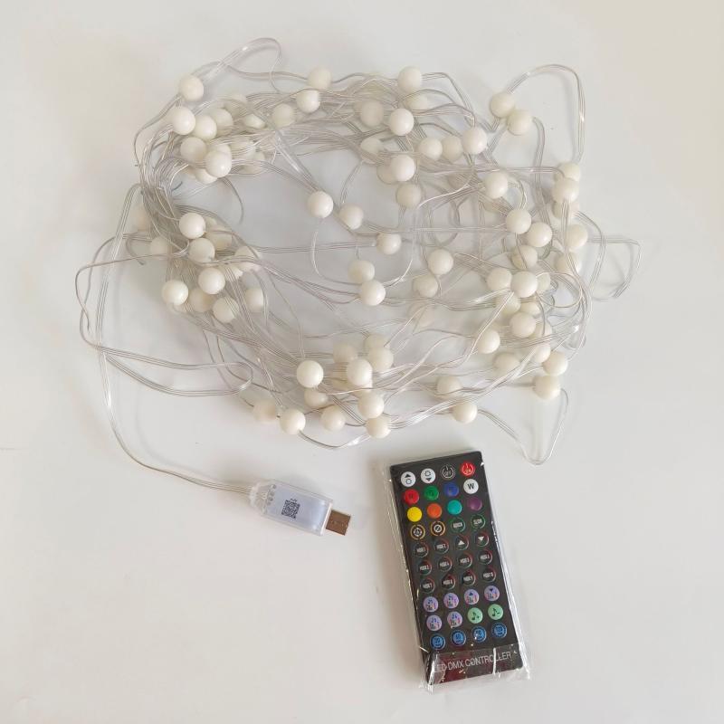 NuFeng Outdoor Voice-Controlled Colorful LED String Lights