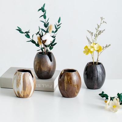 Chinesische Keramikvasen Vintage Hydroponische Blumenarrangement-Behälter Wohnzimmer Esstisch Blumenvase Heimdekoration Neu