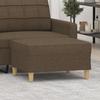 349274 vidaXL Footrest Brown 70x55x41 Cm Fabric