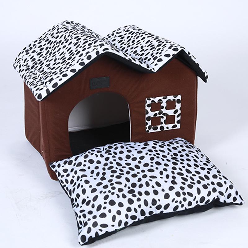 

Роскошный коричневый номер Pet House для собак премиум-класса