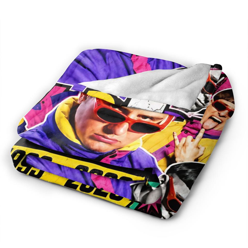 Oliver Tree Riposa in Pace 1993 to Coperta Plaid in Pile per Casa Auto Leggera Peluche Trapunta Sottile