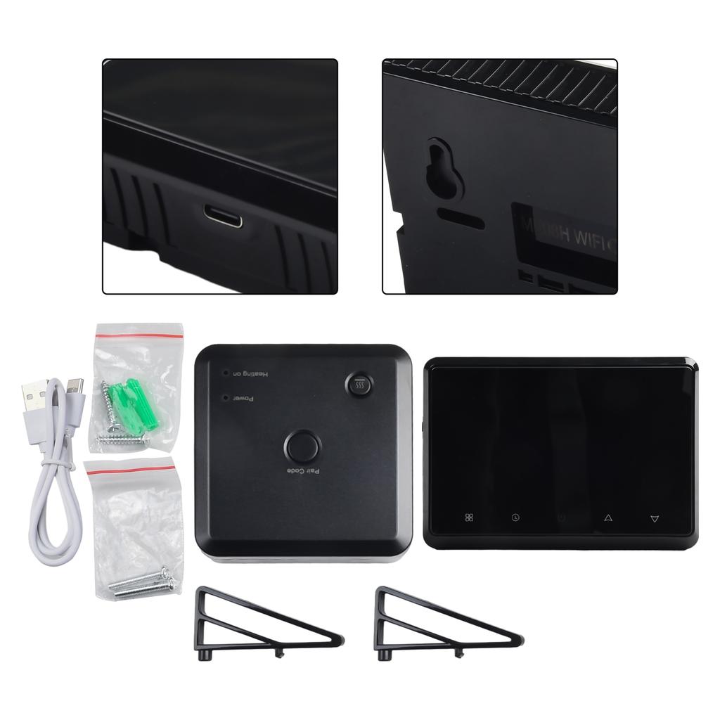 APP Control Accurate Temperature Compatible Current Load 3A / 3A Accurate Temperature Voice Control Water Floor Heating