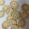 100 pezzi amore cuore fatto a mano bottoni in legno cucito scrapbook fai da te decorazione artigianato
