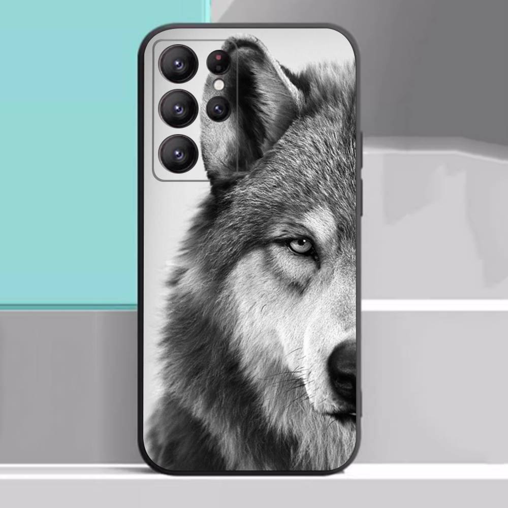 The Wolf Case For Samsung Galaxy Case S25 S23 S22 S21 S30 S20 S10 Ultra Plus FE TPU Soft Cover