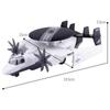 1/72 Scale Model Aircraft Military Eagle Eye for Early Warning Aircraft Model Diecast Alloy