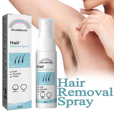20ml Haarentfernungsspray Achseln Ganzkörperhaarentfernung Klärende Sanfte Formel Nicht-Reizendes Haarspray