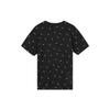 Nike Logo-Print Rundhals Kurzarm T-Shirt Herren Tops Schwarz DR7910-010