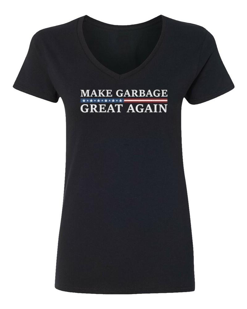 Trump Make Garbage Great Again 2024 Elections Trash Ladies  V-Neck Tshirt Unisex T-Shirt XXXL