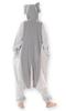 Silver Wolf Kigurumi Costume, Unisex, One Size Fits All