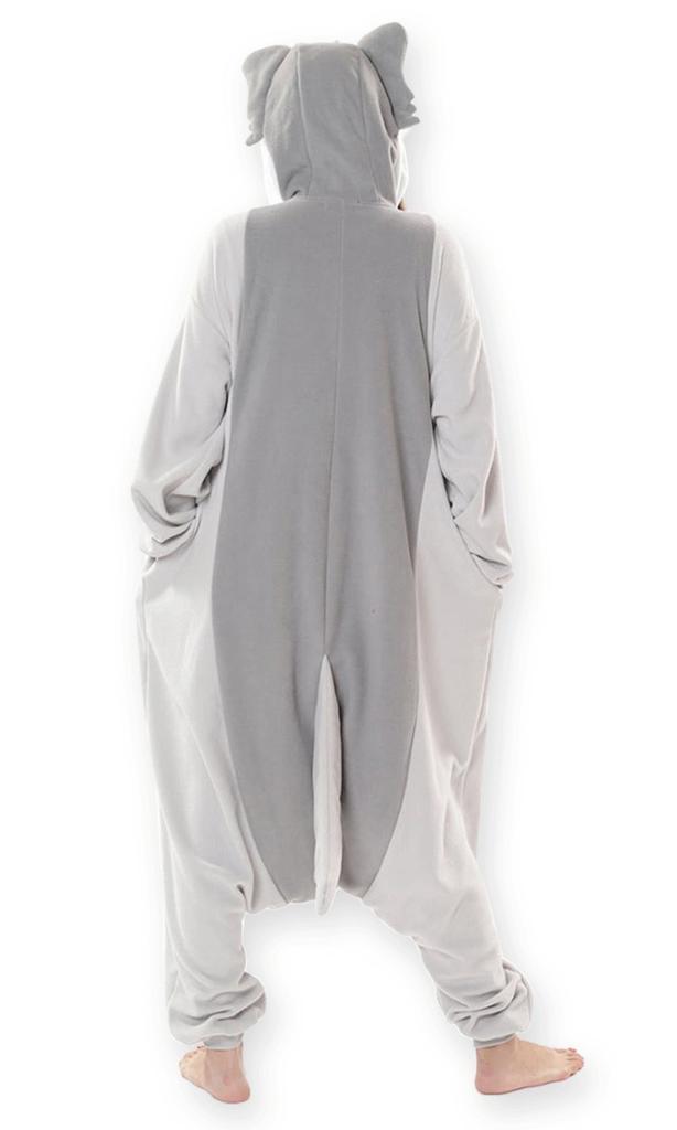 Silver Wolf Kigurumi Costume, Unisex, One Size Fits All