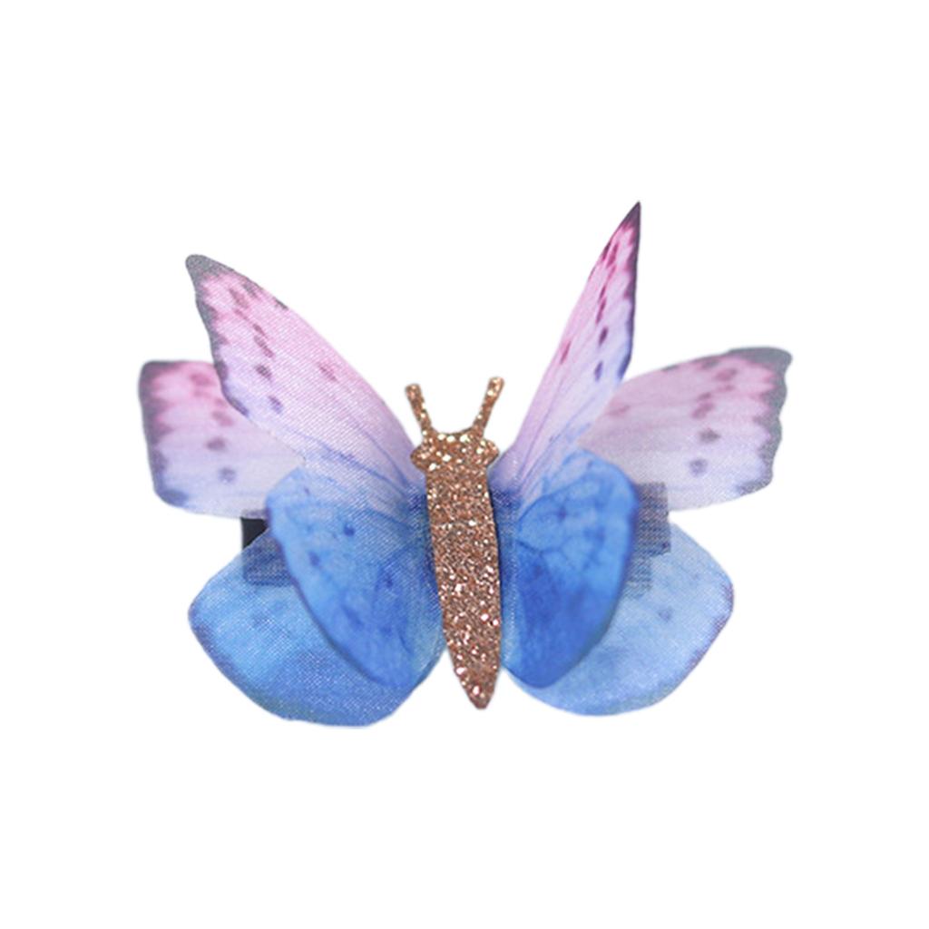 Chinese Hair Clip Vintage Butterfly Shape Hairpin Hair Clip for Spring Summer Side Hair Ponytail Hairpins for Teens