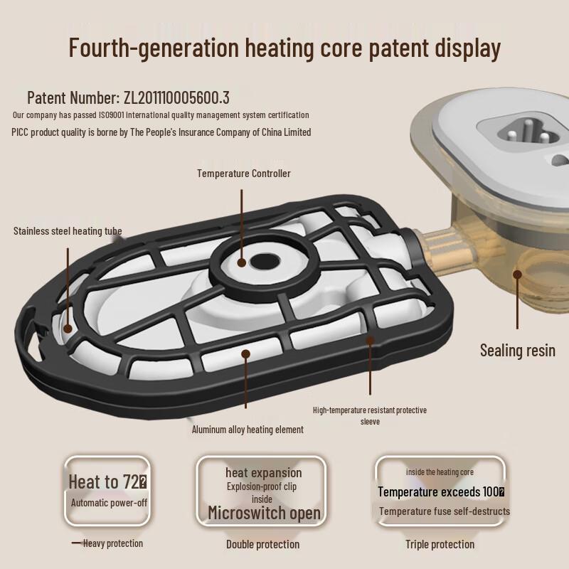 Lexueer Cute Cartoon Rechargeable Hot Water Bottle