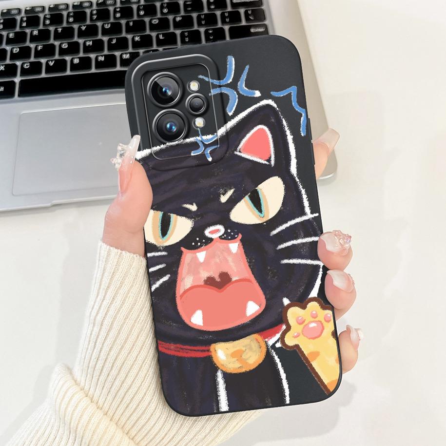 For Realme GT Neo 2 Case RMX3370 Silicone Cover Creative Panda Rabbit Shockproof Bumper For Realme GT2 Pro GT 2 RealmeGT2 Fundas
