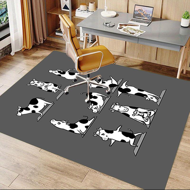 1PC yoga cow Extra Large Non Slip Floor carpet, Office, family, bedroom Large Area Rug Indoor Rugs, Vibrant Colors