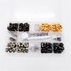 400Pcs 6mm Grommet Kits 4 Colors Grommet Eyelet Set with Install Tool Eyelet Punch Kits for Leather Belt Clothes