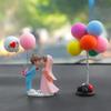 2025 New Creative Cute Couple Decoration Center Console Rearview Mirror Girl Goddess Car Interior Decoration Supplies