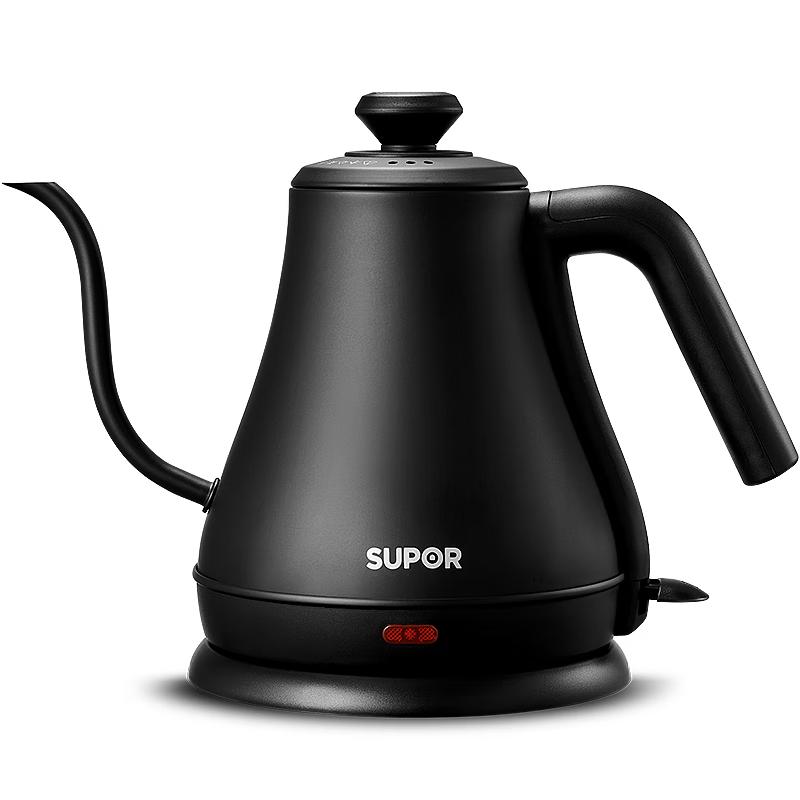 Supor 0.8L 304 Stainless Steel Electric Gooseneck Kettle