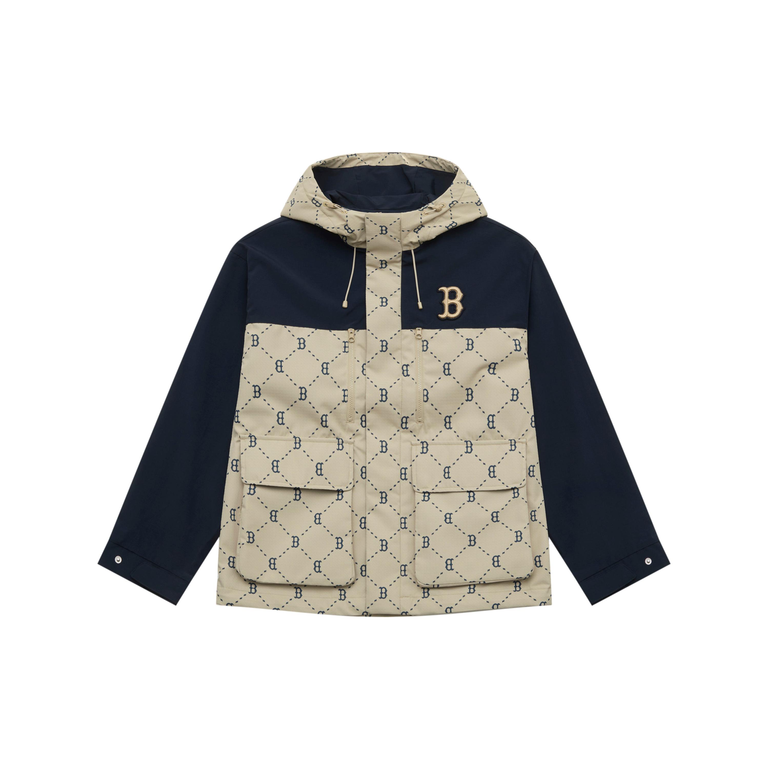 MLB MONOGRAM Collection Boston Red Sox 25FW Jacket Unisex Standard Sand 3AWJM0154-43SAS S