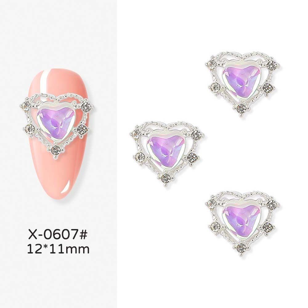 Manicure Accessories Nail Jewelry Rabbit Nail Decorations 3D Nail Art Drills Heart Nail Rhinestones