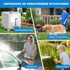 IBC Tank Gooseneck Adapter Set Zinc Alloy with Brass Tap 3/4 Inch Outlet Tap for 1000L Rainwater Tank Rain Barrel IBC Container