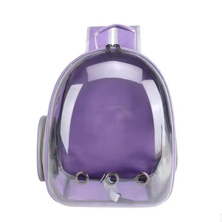 Portable Transparent Cat Backpack: Breathable, Spacious Double-Shoulder Pet Carrier