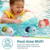 Baby Bath Toys Water Chain Clockwork Bathing Cute Swimming Turtle Toy Toddler Pool Beach Classic Toy For Kids Water Playing
