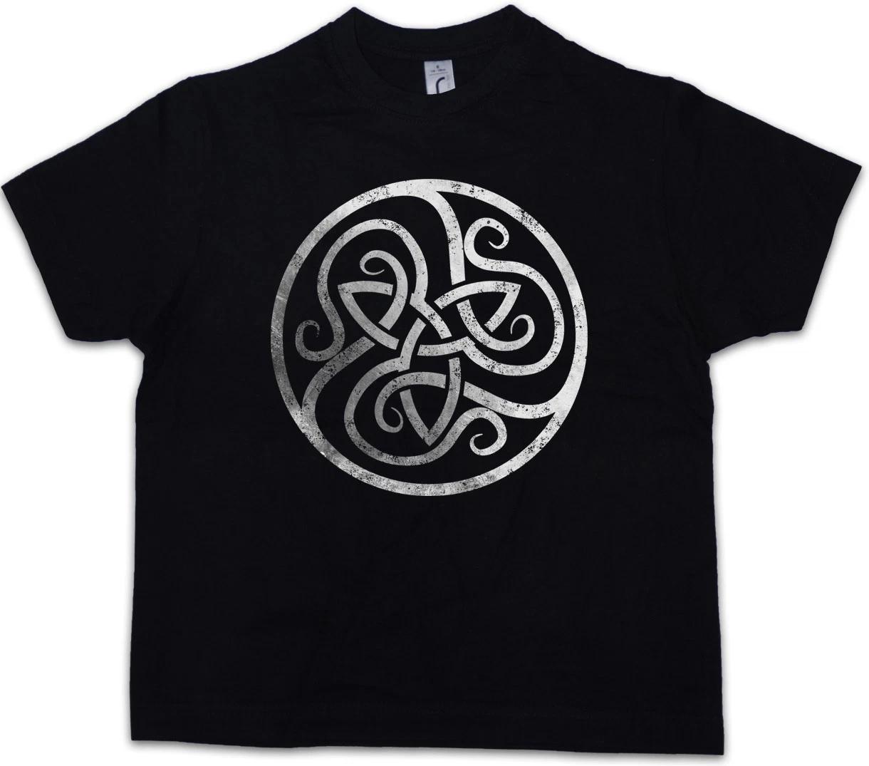 CELTIC CIRCLE Kids Boys kids boys T-Shirt Celts Cross Religion Paganism Sign Symbol 140