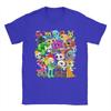 Dandy's World Group Shot T-Shirt for Men Cartoon Cute Casual Pure Cotton Tee O Neck Short Sleeve T Shirts Plus Size merchandise