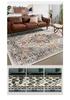 Waterproof TPR Sole Rug: Bohemian Sofa, Coffee Table, Bedside, Living Room Floor Mat - Wipeable, No-Wash Needed