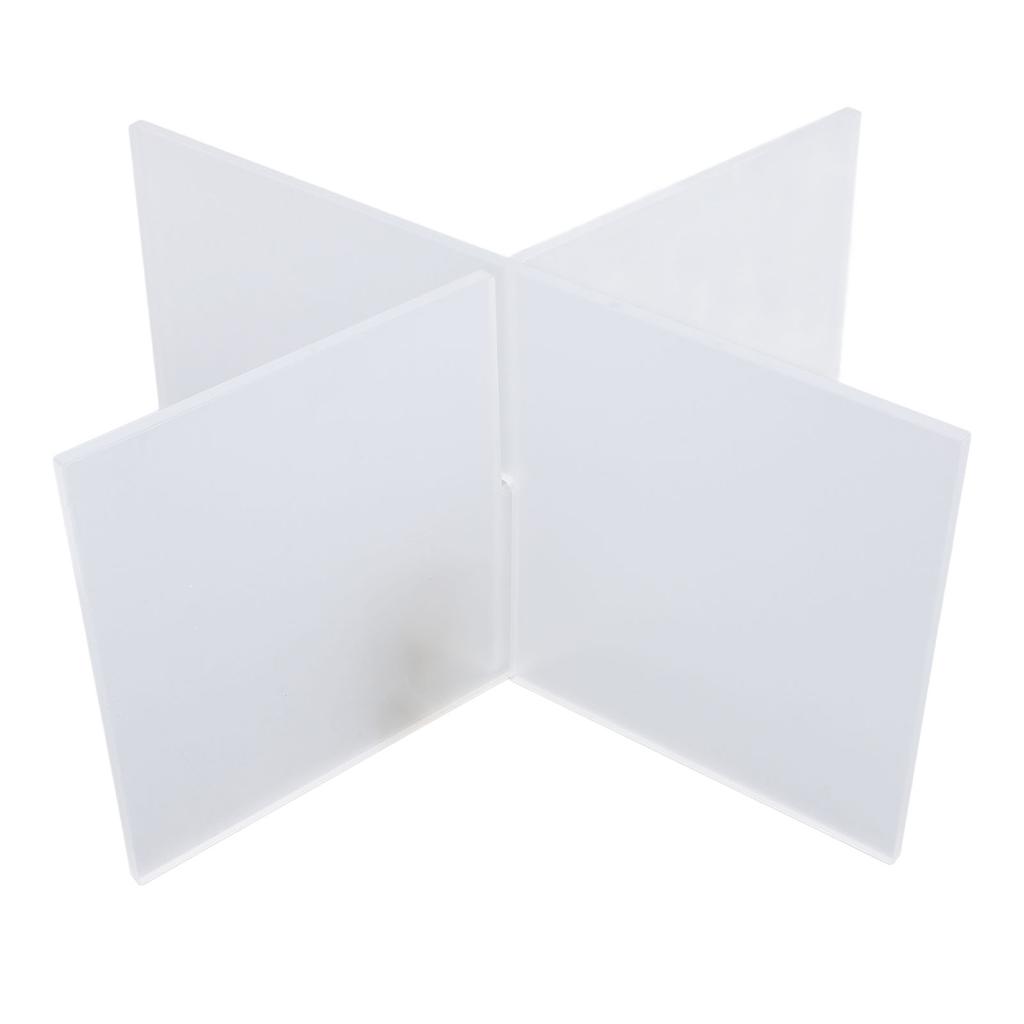 Acrylic Book Holder Transparent Multifunctional Open Book Display Stand for Coffee Shops