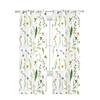 Aquarellmalerei Blumen Blätter Weiß Tüll Gardinen für Wohnzimmer Schlafzimmer Dekor Fenster Vorhang Voile Organza Vorhänge