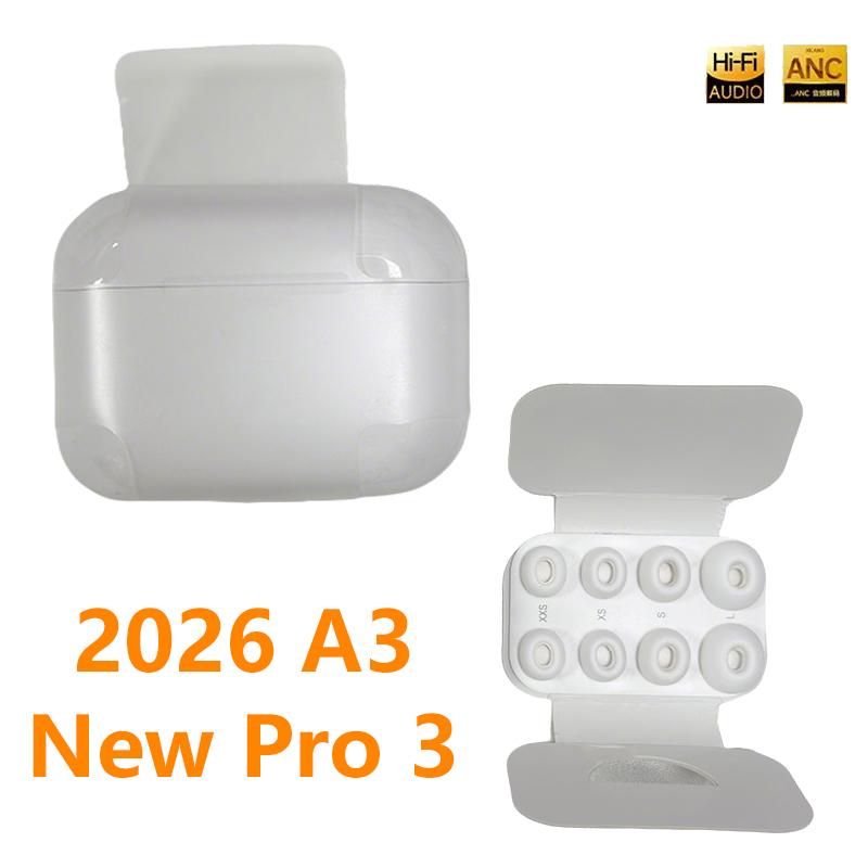 2026 NEW A3 For Pro 3 With ANC Pro 2 Wireless Bluetooth Earbuds Sports TWS Cancellation Gaming Handfree Headsetf for IOS Android