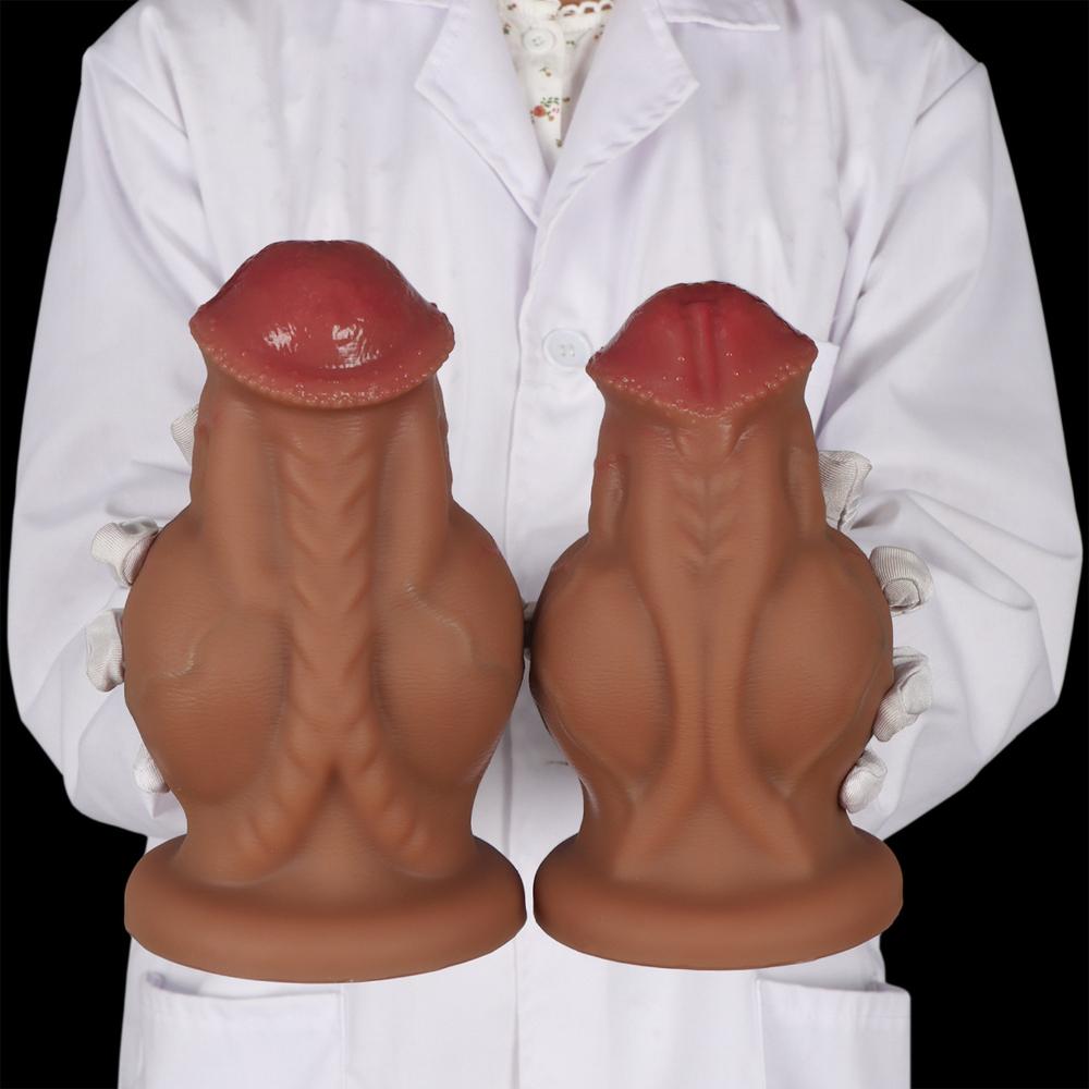 Realistischer Pferde-Dildo - Großer Silikon-Anal-Dilatator für Frauen Erwachsenen-Massagegerät