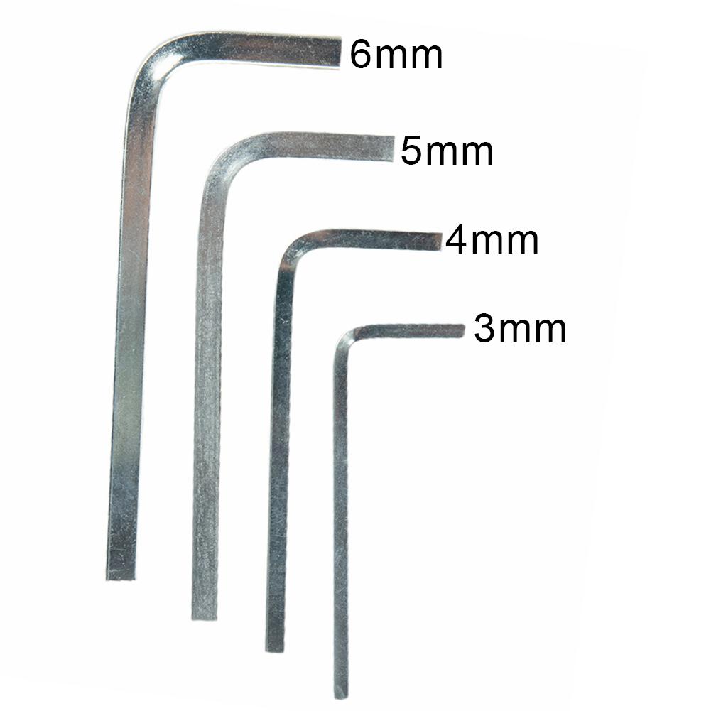 Convenient High Quality Brand New Wrench 3-6mm 4 Point 4Pcs Chromium Vanadium Steel For Tightening Inner Corner L Shape