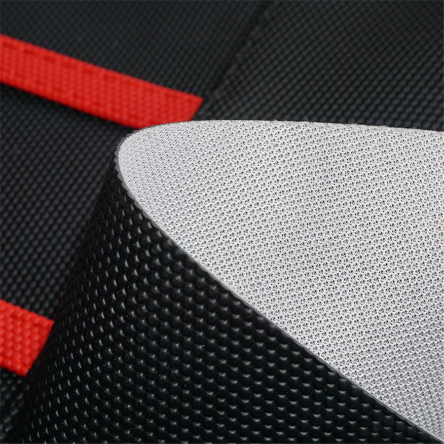Waterproof Motorcycle Seat Cushion Anti-slip Rubber Protector Cover Black + Red