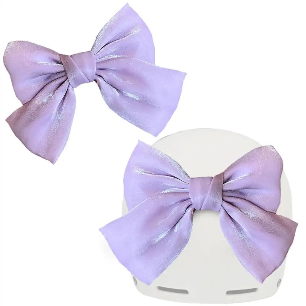 Motorcycle Helmet  Bowknot Decoration Bowknot Style for Car Body Decoration Accessories Electric Bike Helmet Silks Satins Parts