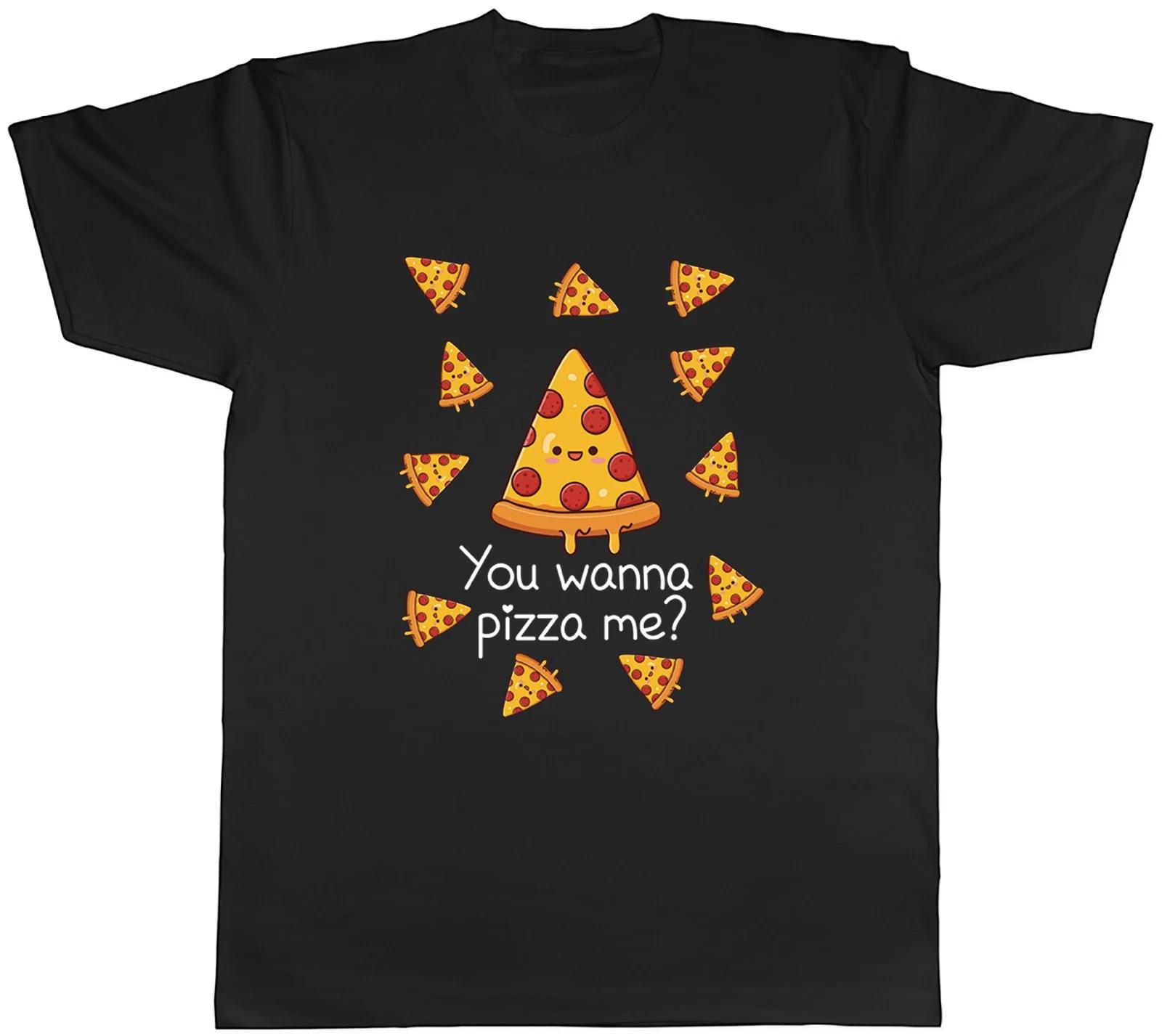 Pizza Day You Wanna Pizza Me? Funny Mens T-Shirt Tee Gift Top XL