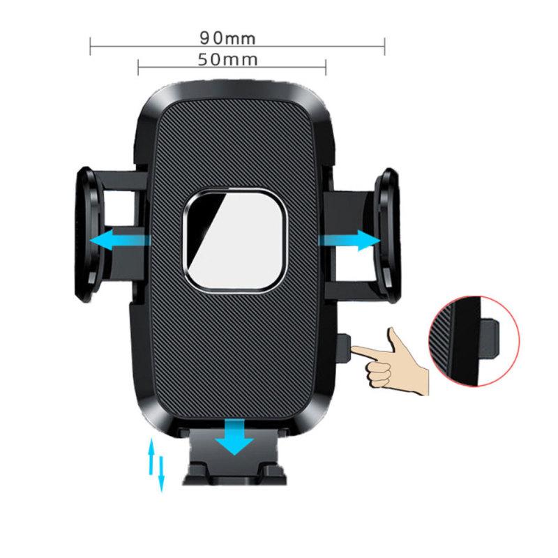 Neu! Armaturenbrett Handyhalter Saugnapf Typ 360 Weiteste Sicht Flexibler Langer Arm Multifunktional