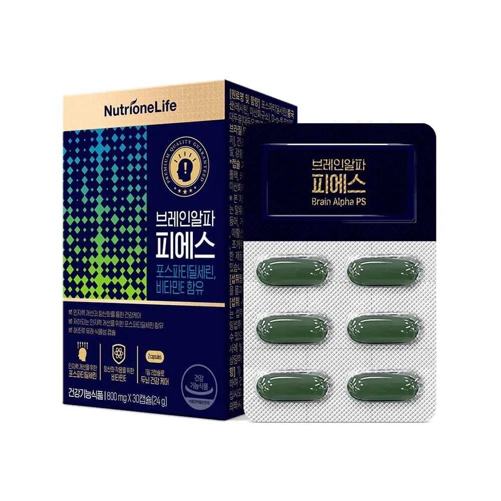 NutrioneLife Brain Alpha PS 30 Capsules (15-day supply)